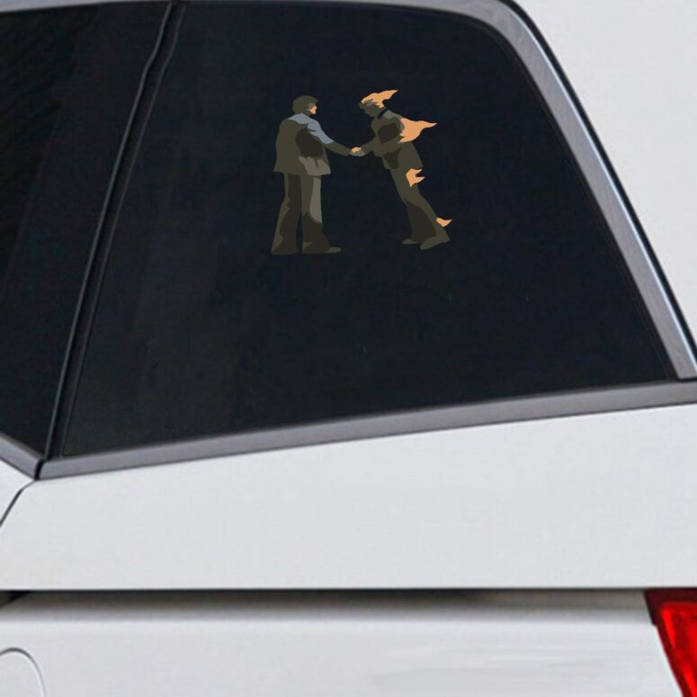 Wish You Were Here Pink Floyd Car Sticker Decal Wish You Were Here Pink Floyd Car Sticker Decal