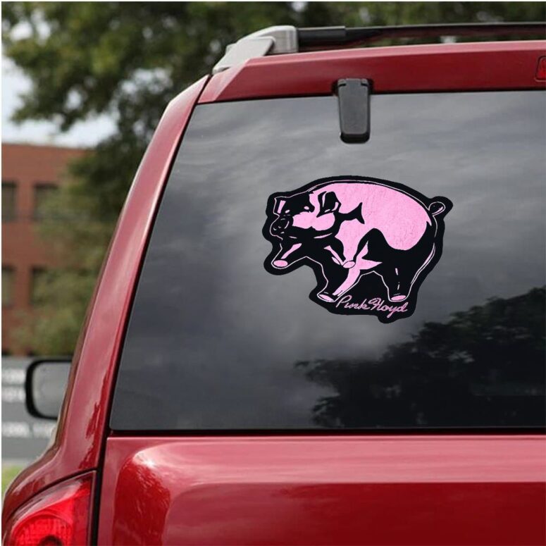 Pink Floyd Animals Black Stroke Car Sticker Decal Pink Floyd Animals Black Stroke Car Sticker Decal