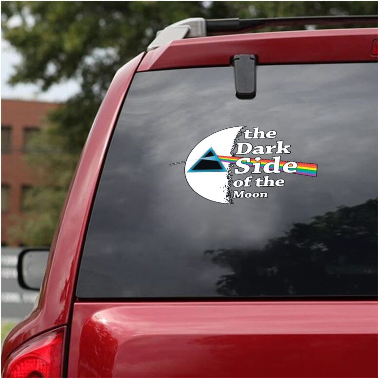 The Dark Side Of The Moon Pink Floyd Car Sticker Decal The Dark Side Of The Moon Pink Floyd Car Sticker Decal