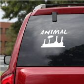 White Animal Pink Floyd Car Sticker Decal
