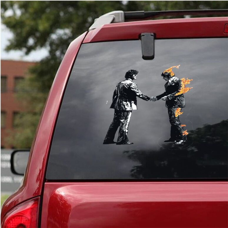 Wish you were here Art Pink Floyd Car Sticker Decal Wish you were here Art Pink Floyd Car Sticker Decal