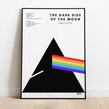 Dark Side Of The Moon Minimalism - Pink Floyd Canvas