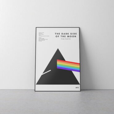 Dark Side Of The Moon Minimalism - Pink Floyd Canvas Dark Side Of The Moon Minimalism - Pink Floyd Canvas