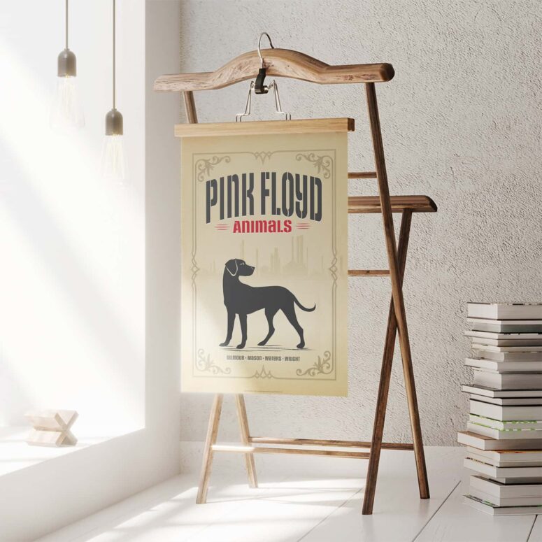Pink Floyd Poster - Dogs Animals Album