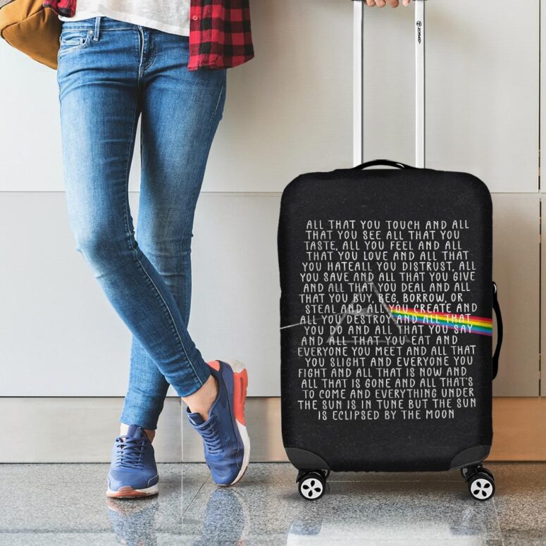 All that you touch and all that you see Eclipse Lyrics Pink Floyd Luggage Cover