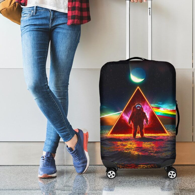 Astronaut Dark Side Of The Moon Pink Floyd Luggage Cover