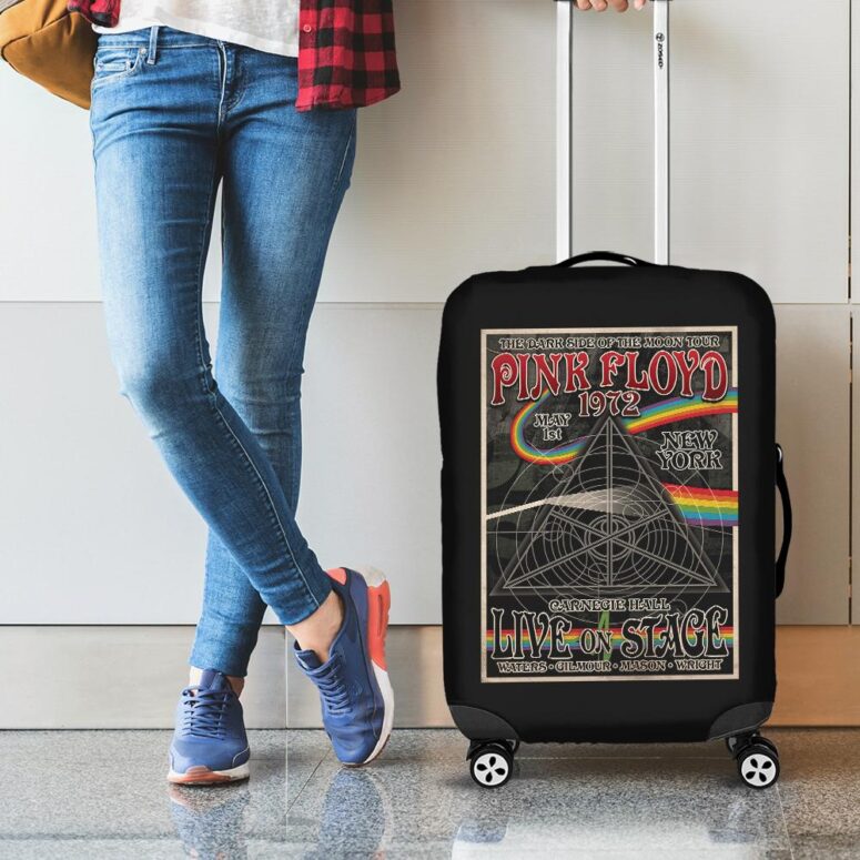 Carnegie Hall Dark Side Of The Moon Tour Pink Floyd Poster Luggage Cover Carnegie Hall Dark Side Of The Moon Tour Pink Floyd Poster Luggage Cover