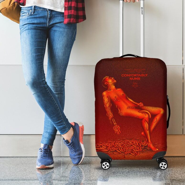 Comfortably Numb Fan Art Pink Floyd Luggage Cover