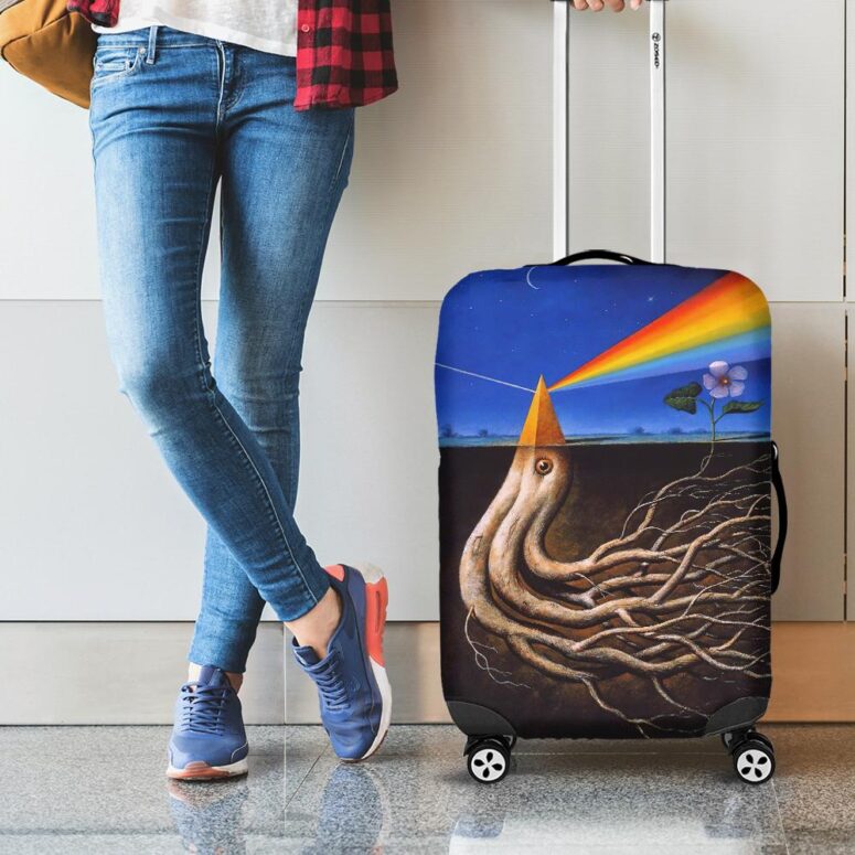 Dark Side Of the Root Art Pink Floyd Luggage Cover