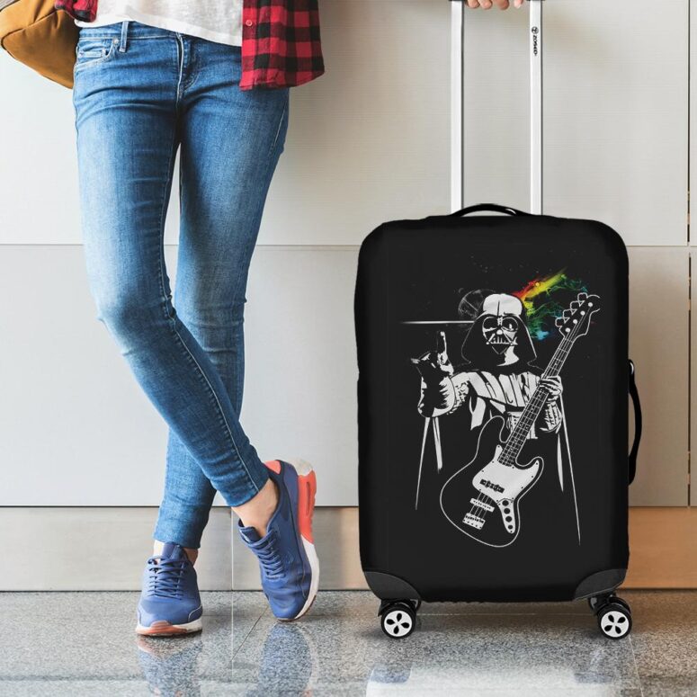 Funny Pink Floyd Darth Vader The Dark Side of the Death Star Luggage Cover Funny Pink Floyd Darth Vader The Dark Side of the Death Star Luggage Cover