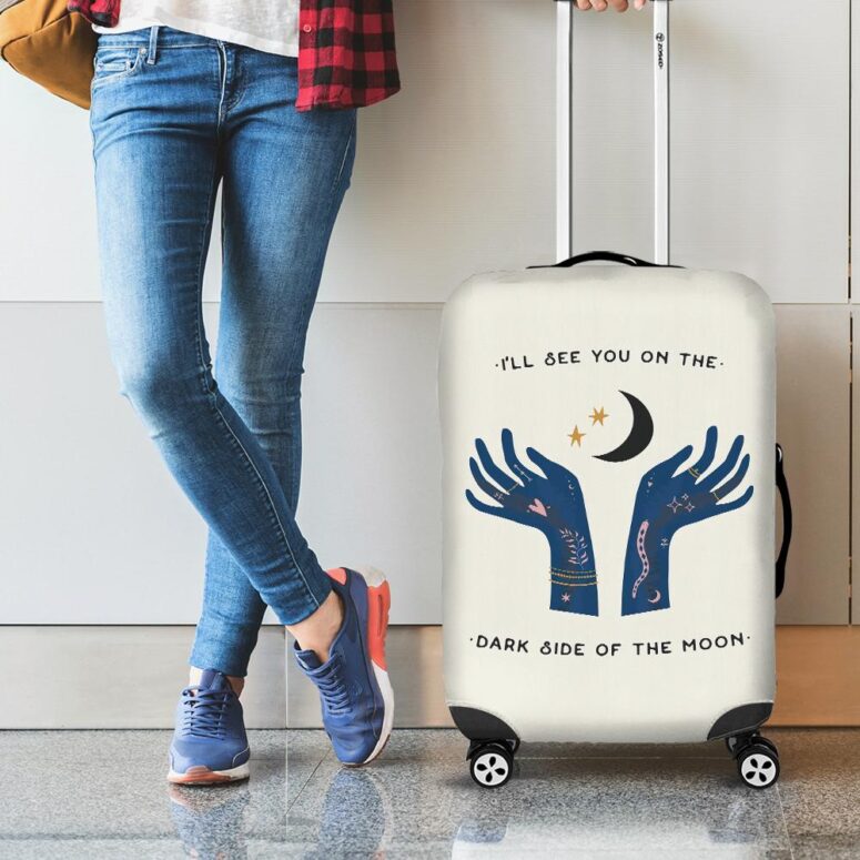 I'll See You On The Dark Side Of The Moon Pink Floyd Luggage Cover