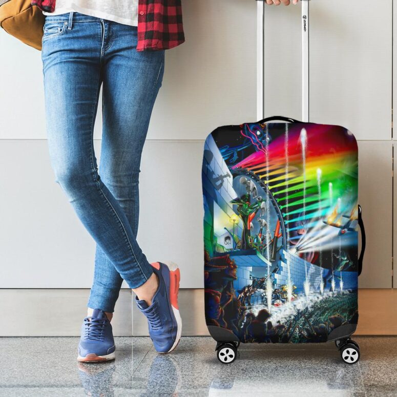 Interestellar Show Pink Floyd Colorful Luggage Cover Interestellar Show Pink Floyd Colorful Luggage Cover