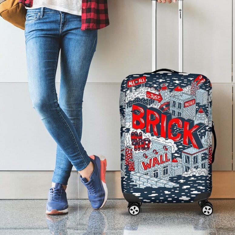 Just Brick In The Wall Pink Floyd Luggage Cover