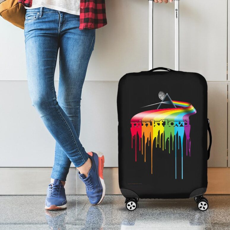 Pink Floyd Dripping Darkside Luggage Cover
