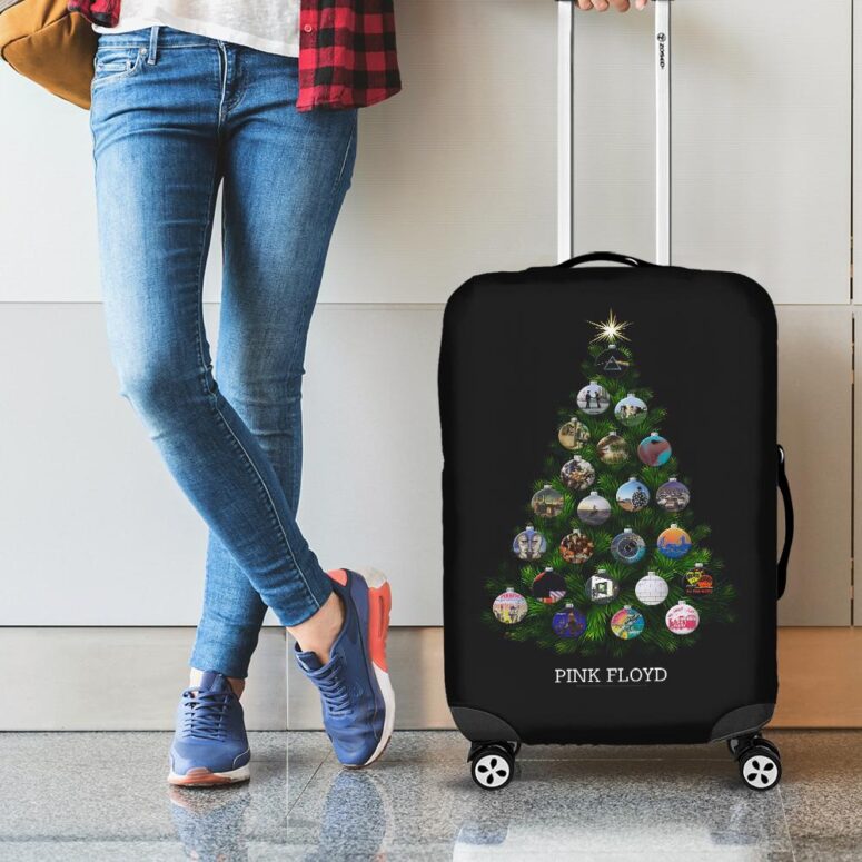 Pink Floyd Holiday Tree Luggage Cover
