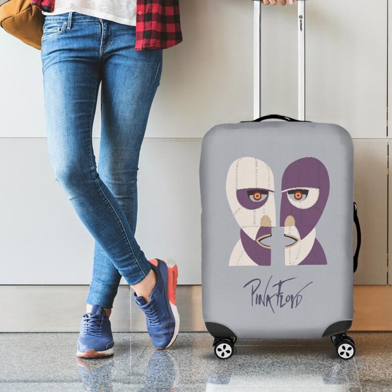 Pink Floyd Minimalist Division Bell Luggage Cover Pink Floyd Minimalist Division Bell Luggage Cover
