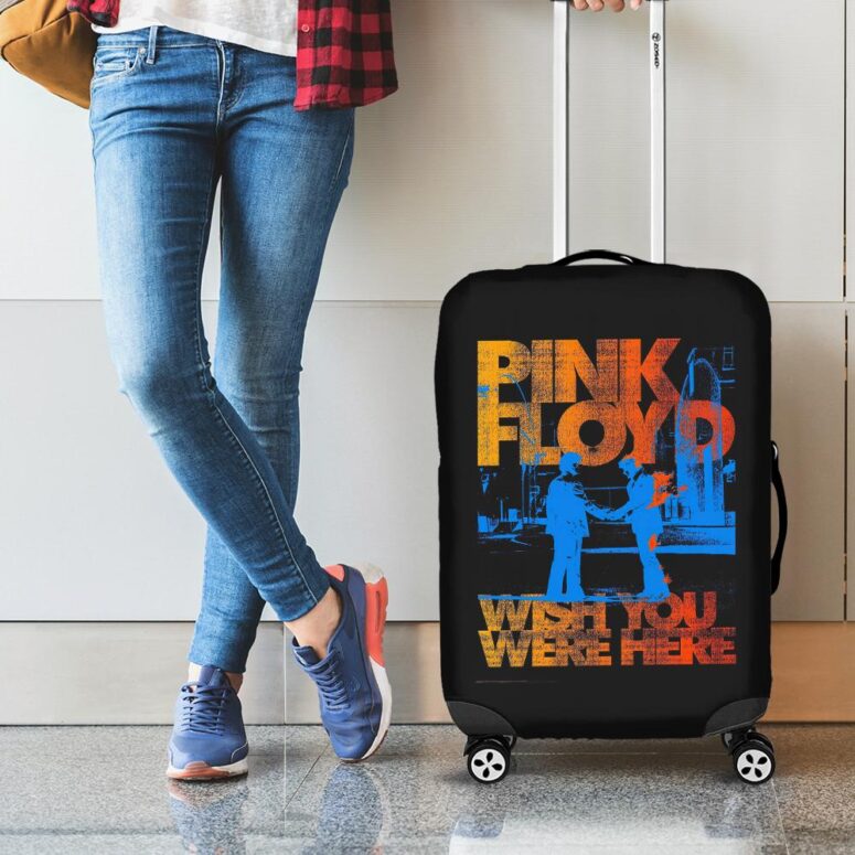 Pink Floyd Wish You Were Here Digital Art Luggage Cover Pink Floyd Wish You Were Here Digital Art Luggage Cover