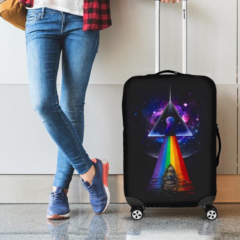 The Endless River x Dark side of the moon Pink Floyd Luggage Cover The Endless River x Dark side of the moon Pink Floyd Luggage Cover