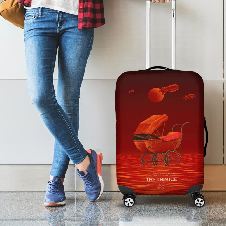The Thin Ice Fan Art Pink Floyd Luggage Cover