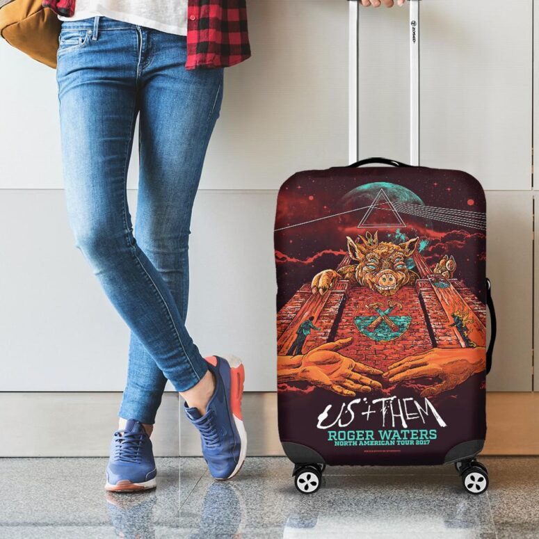 US x Them American Tour Pink Floyd Luggage Cover US x Them American Tour Pink Floyd Luggage Cover