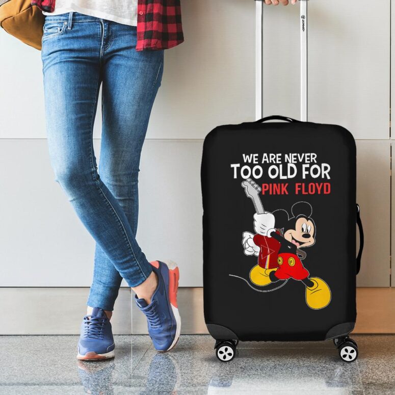We are never too old for Pink Floyd Luggage Cover We are never too old for Pink Floyd Luggage Cover