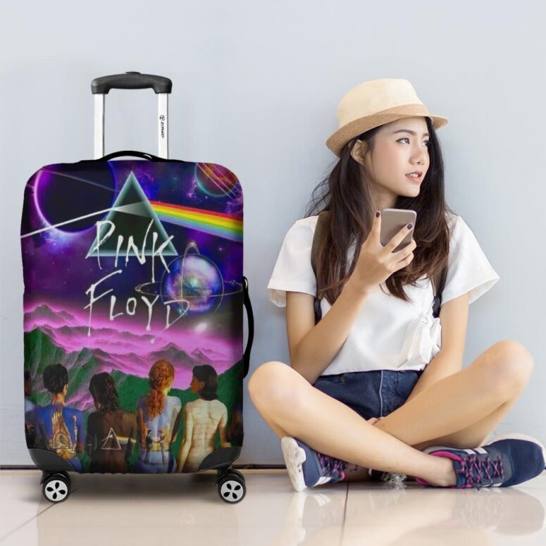 Album Illustration DSOTM Pink Floyd Luggage Cover Album Illustration DSOTM Pink Floyd Luggage Cover
