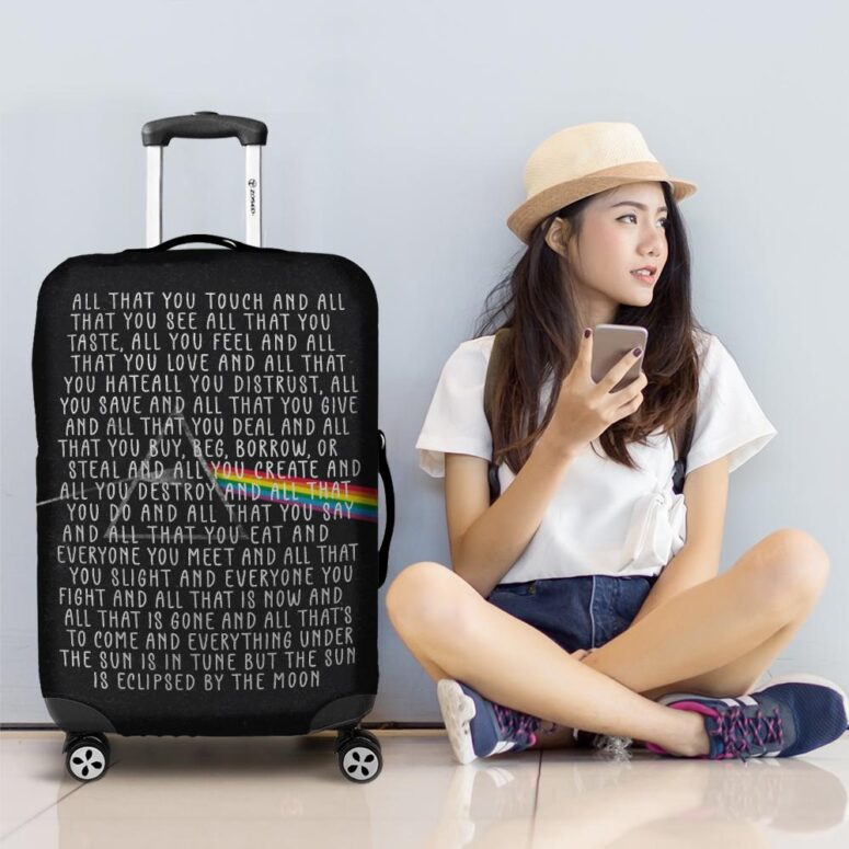 All that you touch and all that you see Eclipse Lyrics Pink Floyd Luggage Cover