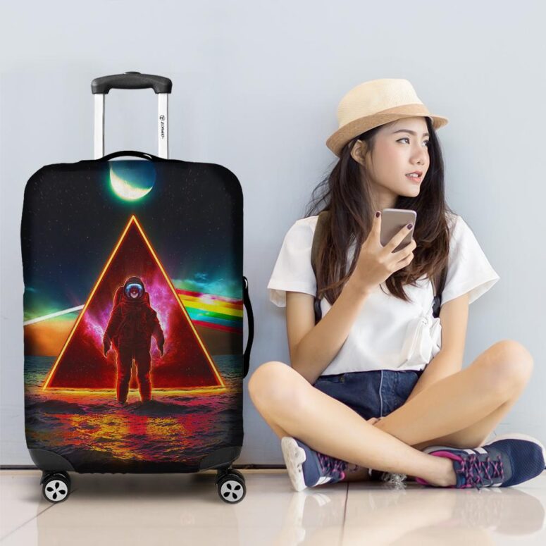 Astronaut Dark Side Of The Moon Pink Floyd Luggage Cover