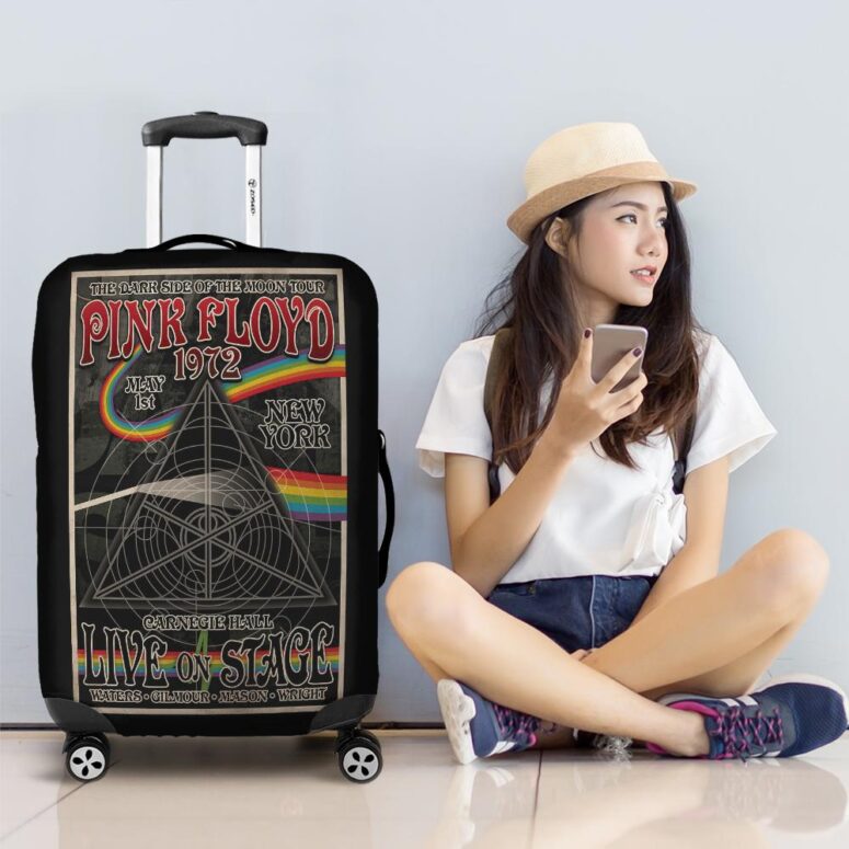 Carnegie Hall Dark Side Of The Moon Tour Pink Floyd Poster Luggage Cover Carnegie Hall Dark Side Of The Moon Tour Pink Floyd Poster Luggage Cover
