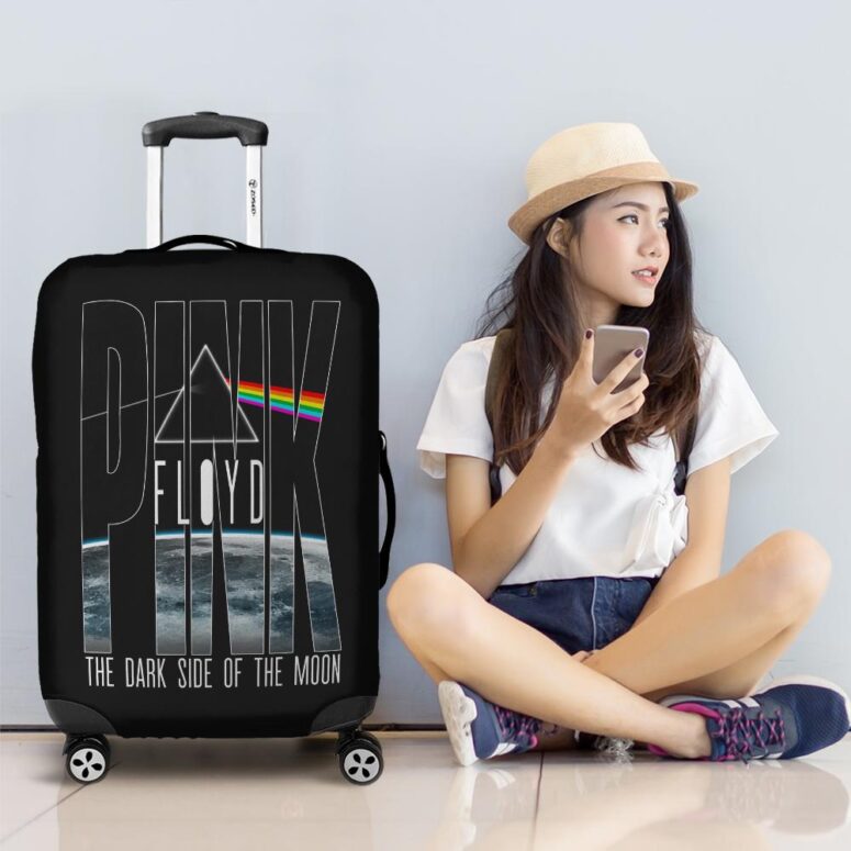 Dark Side Of The Moon Pink Floyd Rainbow Prism Luggage Cover