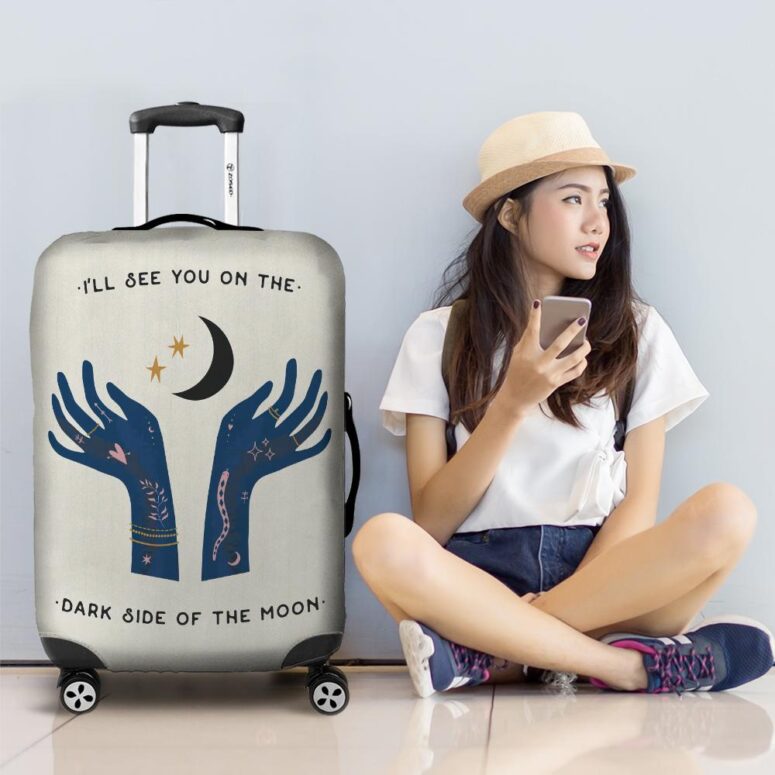 I'll See You On The Dark Side Of The Moon Pink Floyd Luggage Cover