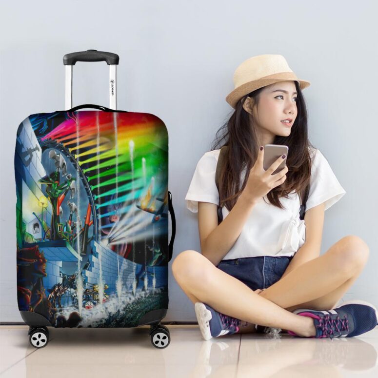 Interestellar Show Pink Floyd Colorful Luggage Cover Interestellar Show Pink Floyd Colorful Luggage Cover