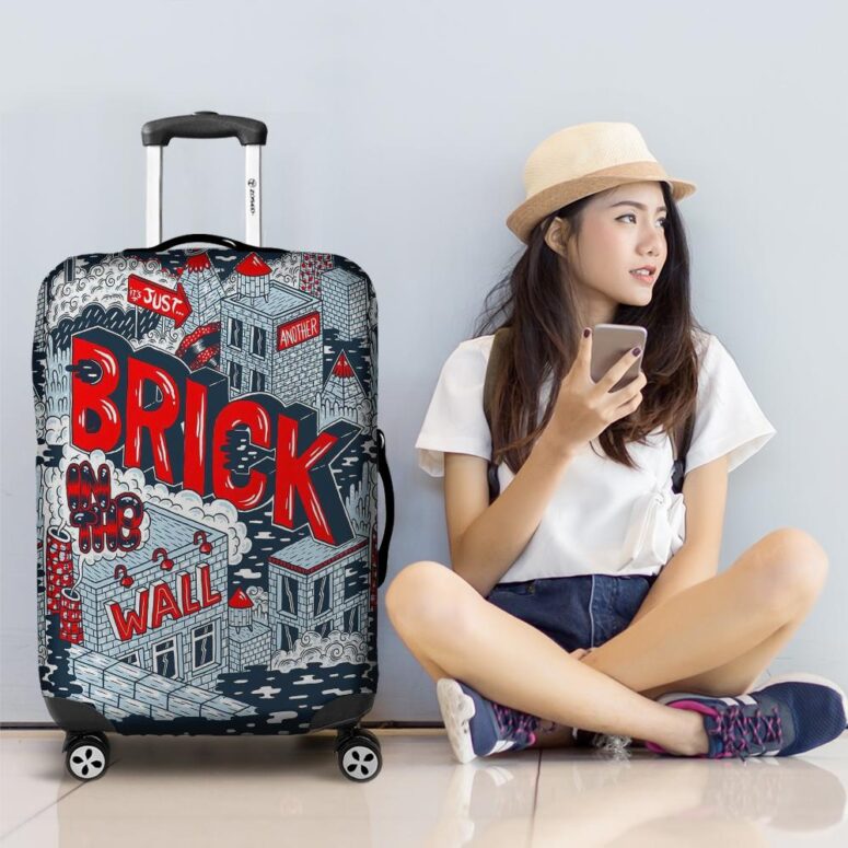 Just Brick In The Wall Pink Floyd Luggage Cover