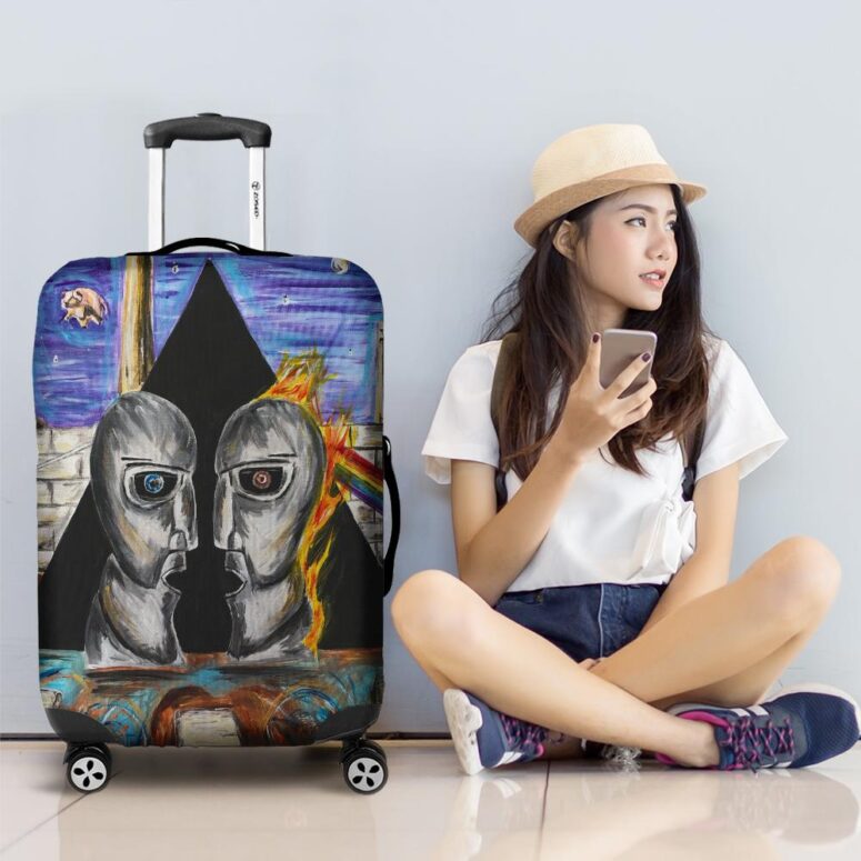 Pink Floyd Album Cover Drawing Art Luggage Cover