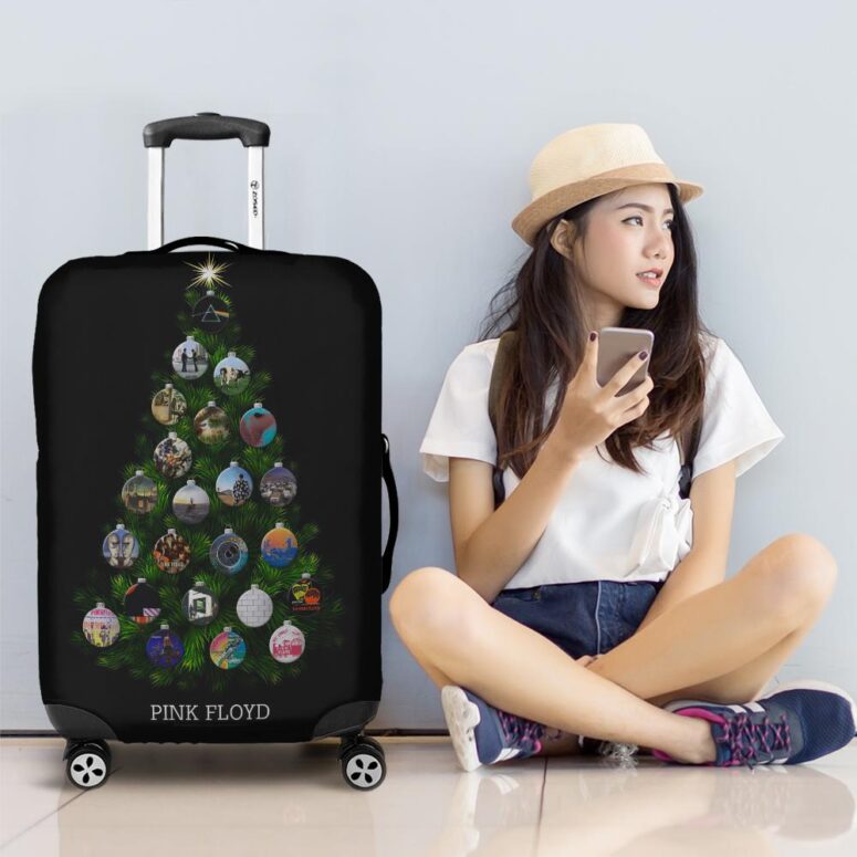 Pink Floyd Holiday Tree Luggage Cover