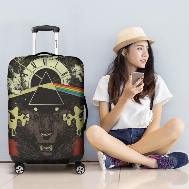 Pink Floyd October 13 1973 Vienna Austria Luggage Cover Pink Floyd October 13 1973 Vienna Austria Luggage Cover