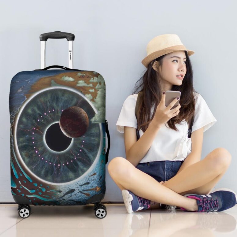 Pink Floyd Pulse Poster Luggage Cover Pink Floyd Pulse Poster Luggage Cover