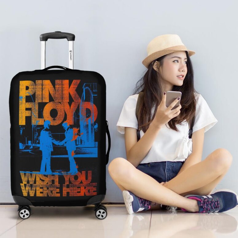 Pink Floyd Wish You Were Here Digital Art Luggage Cover Pink Floyd Wish You Were Here Digital Art Luggage Cover