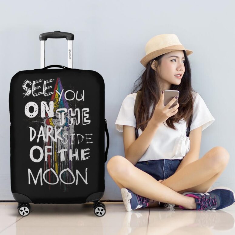 See You On The Dark Side of the moon Pink Floyd Luggage Cover