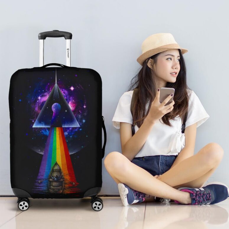 The Endless River x Dark side of the moon Pink Floyd Luggage Cover The Endless River x Dark side of the moon Pink Floyd Luggage Cover