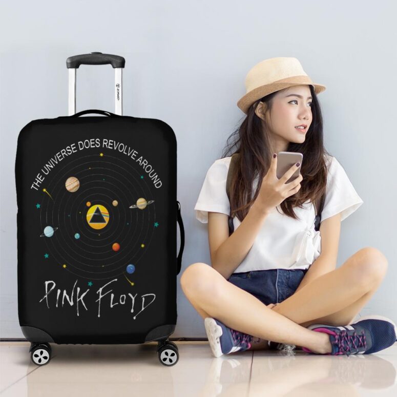 The Universe does Revolve Around Pink Floyd Luggage Cover The Universe does Revolve Around Pink Floyd Luggage Cover