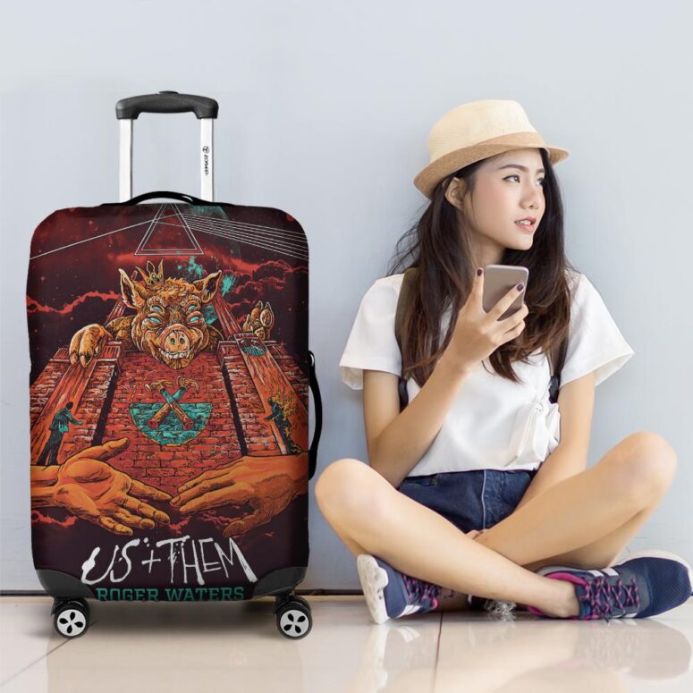 US x Them American Tour Pink Floyd Luggage Cover US x Them American Tour Pink Floyd Luggage Cover