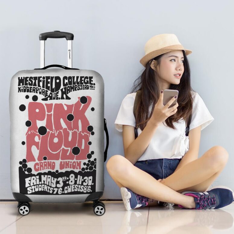 Westfield College Hampstead Concert 1968 Pink Floyd Luggage Cover Westfield College Hampstead Concert 1968 Pink Floyd Luggage Cover