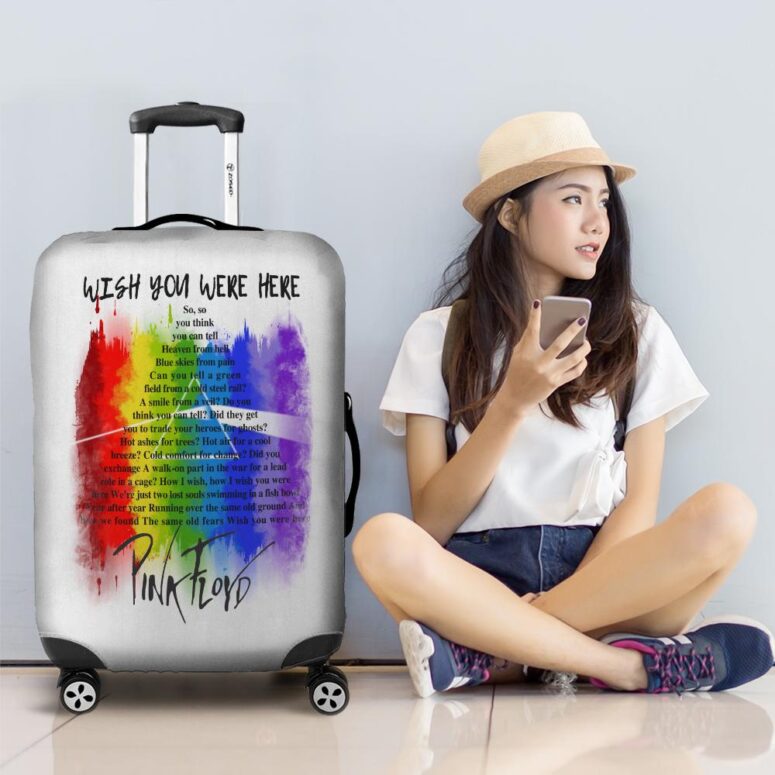 Wish You were here lyric Art Pink Floyd Luggage Cover Wish You were here lyric Art Pink Floyd Luggage Cover