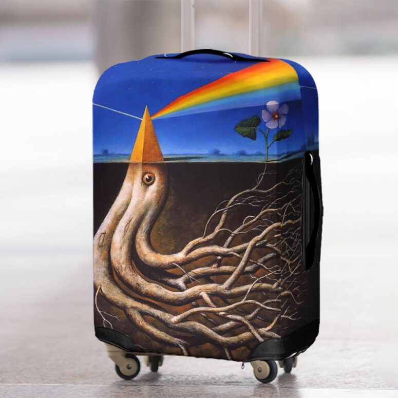 Dark Side Of the Root Art Pink Floyd Luggage Cover