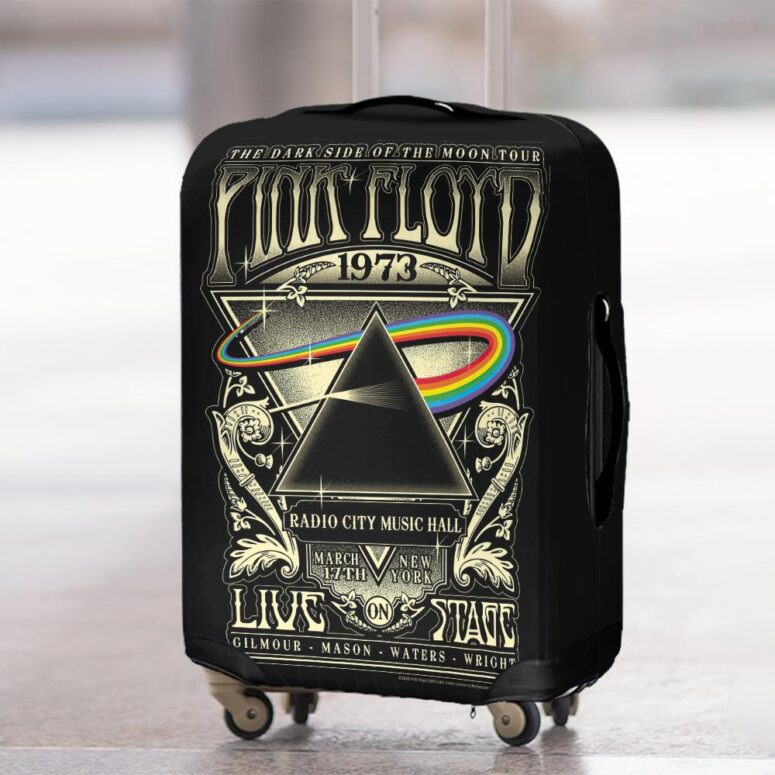 Dark Side of The Moon Tour 1973 Radio City Music Hall Concert New York Pink Floyd Luggage Cover