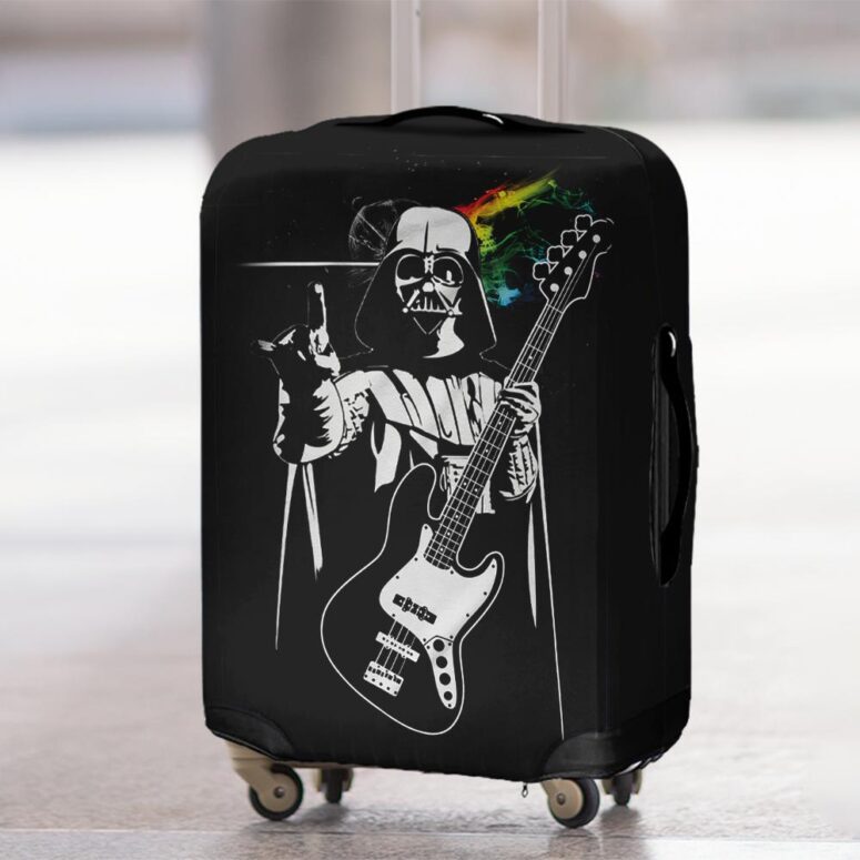 Funny Pink Floyd Darth Vader The Dark Side of the Death Star Luggage Cover Funny Pink Floyd Darth Vader The Dark Side of the Death Star Luggage Cover