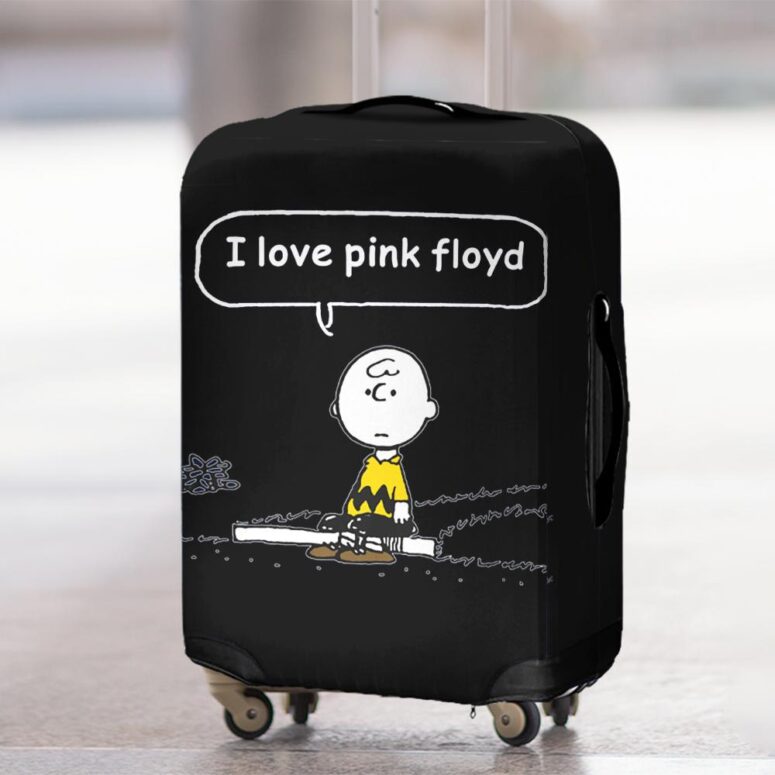 I love Pink Floyd Snoopy Luggage Cover