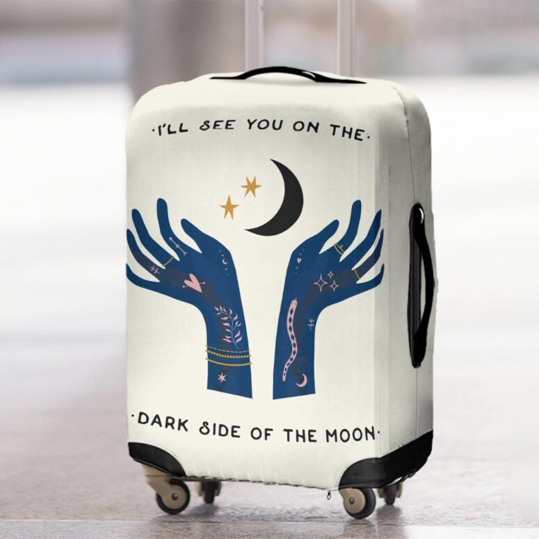 I'll See You On The Dark Side Of The Moon Pink Floyd Luggage Cover
