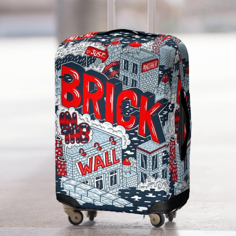 Just Brick In The Wall Pink Floyd Luggage Cover